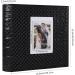 RECUTMS Handmade DIY Button Grain Leather Cover Photo Album - Black, 13.6x13.2 inch - Buy Online on GoSupps.com