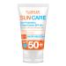 FLOSLEK Sun Protection Tinted Cream SPF 50+ | 50 ml | Masks Skin Imperfections: Stains Discoloration Redness | Intended for People of All Ages with Dry and Sensitive Skin | Manufactured in EU