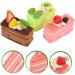 HOMSFOU 15 Pcs Simulation Cake Model Cake Display Model Fake Decorative Cakes Fake Cupcake Artificial Mousse Cake Photo Prop Food Toy Simulation Dessert Models Cupboard Fake Decoration - Buy Online on GoSupps.com
