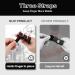 Trigger Finger Splint - Adjustable Finger Brace for Straightening & Supporting Index Middle Ring Finger - 4 Pack One Size - Black - Buy Online on GoSupps.com