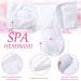 30 Pack Spa Headband | Facial & Makeup Headband for Shower & Sport | Adjustable Towel with Hook and Loop Non Slip | Bulk White Headbands - Buy Online on GoSupps.com