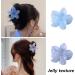 Leikedun 6 PCS Flower Hair Clips for Medium Thick Hair - Non Slip, Strong Hold Hair Claw Clips in 6 Colors - French Hair Accessories for Girls & Women - Buy Online on GoSupps.com