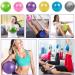 XIECCX Mini Yoga Ball 9 Inch - Home Exercise Pilates Therapy Balance Barre Equipment - Core Stability Training for Physical Fitness - Black - Buy Online on GoSupps.com