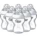 Tommee Tippee Closer to Nature 260 Ml Easivent Bpa-Free Feeding Bottles (Pack of 6)