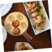 Generic 2pcs Snail Dish Baking Pan Compartment Escargot Plate Oyster Plate Escargot Dish Ceramic Dishes Baking Dish Porcelain Escargot Plate Baking Escargot Plate Ceramics French Seafood - Buy Online on GoSupps.com