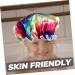 3-Piece FRCOLOR Double-Layer Satin Shower Cap Set for Women - Water-Proof, Breathable & Stylish Hair Protection - Buy Online on GoSupps.com