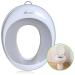 Dreambaby EZY-Toilet Trainer Seat Potty Topper - Contoured Shape & Non-Slip Base - Model L6001 14.5x11x1.75 Inch (Pack of 1) Gray