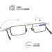 Didinsky Fold-Up Reading Glasses for Men & Women - Presbyopia Glasses with Blue Light Protection 5 Graduations Metal Frames - Graphite 2.0 - Buy Online on GoSupps.com
