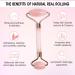 Buy Rose Quartz Roller & Gua Sha - Facial Beauty Tools for Skin Care Relaxation & Anti-Aging - Buy Online on GoSupps.com