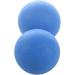 Epodmalx TPE Gym Fitness Ball - Portable Massage & Stress Relief Exercise Ball for Improved Blood Circulation (Blue) - Buy Online on GoSupps.com
