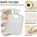 Hohoho Christmas Hot Water Bottle with Cover - 2L Heating Bottle for Pain Relief & Period Cramps | Shop Internationally - Buy Online on GoSupps.com