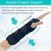 TANDCF Unisex Forearm & Wrist Support Brace | Adjustable Carpal Tunnel Splint | 9.8" Left Hand Small/Medium - Buy Online on GoSupps.com