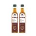 Blessfull Healing Cold Pressed Flax Seed Oil for Healthy Cooking Skin Glow 250 ml / 8.45 fl oz Pack of 2