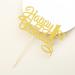 Happy 1st Birthday Cake Topper - Gold Glitter Baby One Birthday Cake Topper Girl Boy One Year Old Birthday Party Decoration First Birthday/Anniversary Party Cake Deciration Supplies 1gold - Buy Online on GoSupps.com