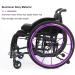 Lightweight Sport Wheelchair Foldable And Portable Wheelchair Folding Transport Wheelchair Multifunctional Anti-Tipper Wheelchair Self-propelled Aluminum Alloy Manual Wheel Chair All Terrain(Size:42cm 42cm/16.5in Black - Buy Online on GoSupps.com