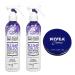 Not Your Mother's 2 Pack Plump For Joy Thickening Hair Lifter 8 Oz. Bundle with Travel Size Body Cream 1 Oz.