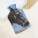 Black Horse Hot Water Bottle with Plush Cover - Ideal Hand Warmer for Adults & Children (26.5x15.3cm) - Shop Internationally! - Buy Online on GoSupps.com
