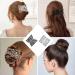 2PCS Stretch Beaded Hair slide Elastic Pearls Double Comb Vintage Hair Clips - Buy Online on GoSupps.com