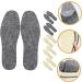 NOLITOY Wool Insoles for Men & Women - 6 Pairs Winter Warm Shoe Inserts - Comfortable Wool Felt Boot Insoles - Perfect for Sports Shoes - 25x8.5cm - Buy Online on GoSupps.com
