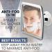 Mirrorvana Fogless Shower Mirror for Shaving | Anti-Fog, Shatterproof, 360 Swivel | 6.3x6.3 (Chrome) - Buy Online on GoSupps.com