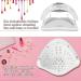 120W LED UV Nail Lamp | Professional Gel Polish Curing Light with Timer | Portable Nail Dryer for Fingernails & Toenails - Buy Online on GoSupps.com