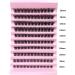 Bransfy Cluster Lashes D Curl 120 Pcs | Individual False Eyelashes Extension | Natural Look Reusable Mix DIY | Super Thin Band | Soft & Comfortable | Fluffy Clusters - Buy Online on GoSupps.com