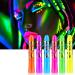 Neon Face Paint and Body Paint Stick - 6 Colors UV Blacklight Neon Fluorescent Face Paint Non Toxic Face Painting - Club Makeup Art Paint Kit for Adults Party Carnival (6PCS)
