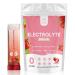 Electrolytes Drink Mix Electrolytes Powder No Sugar & 0 Calorie Hydration Packets with Vitamins for Rapid Hydration Endurance & Energy Support Strawberry Flavor(16 Sticks)