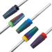 Bestgle Nail Cutter Bits 5 Pieces Tungsten Alloy Nail Cutter Grinding Heads Carbide Bits Rainbow Nail Cutter Attachments Bits Remove Gel Acrylic Cuticle Bits for Nail Cutter for Manicure Pedicure - Buy Online on GoSupps.com