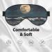 SSIMOO Moon & Sea Sleep Mask - Adjustable Breathable Eye Mask for Comfortable Sleep | International Shipping - Buy Online on GoSupps.com