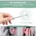 ciyeu 6Pcs Ear Pick Set Stainless Steel Earpick Ear Wax Curette Remover Spoon Spiral Ear Clean Tool With Case - Buy Online on GoSupps.com