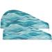 Sea Wave Hair Towel 2 Pack - Super Absorbent Quick Dry Hair Turbans for Women & Girls | Ideal Travel Hair Drying Solution - Buy Online on GoSupps.com