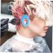 Mobestech 2 Pairs Ear caps for Hair Dryer Hair Dyeing Supplies Ear Muffs Hair Dyeing Accessories Hair Coloring Ear Cover Ear Covers Men and Women Hair Coloring Products Silica Gel Universal Blue 7.5x5cm - Buy Online on GoSupps.com