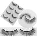 Desikixudy 3D Faux Lashes Handmade Luxurious Volume Fluffy Natural False Eyelashes 5 Pairs with Tweezers 05 - Buy Online on GoSupps.com