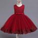 TTYAOVO Baby Princess Dress | Baptism Christening Tutu Gown | 2-3 Years | Red - Buy Online on GoSupps.com