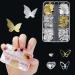 Hollow Butterflies Nails Charm Heart Nails Art Decorations Mix Shaped Nails Art Charm For Acrylic Nails Jewelry Making - Buy Online on GoSupps.com