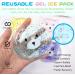 Reusable Kid-Friendly Boo Boo Ice Pack - Hot Cold Therapy for Fever, Injuries, Colic, Gas, and Stomach Pain Relief (4 Pack) - Buy Online on GoSupps.com