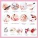 Subay Electric Nail Drill Kit with Tips, Case, Rhinestones, Dotting Pen, Clipper, Trimmer, Brush - Manicure Pedicure Tools for Acrylic Gel Dipped Nails - Buy Online on GoSupps.com