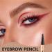 Long-Lasting Waterproof Eyebrow Pencil - Natural Microblading Pen in Black - Buy Online on GoSupps.com
