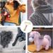 Amazeclick Pack of 1 Pet Hair Remover Wooden Dog Hair Remover Roller Resuable Lint Remover For Cats & Dogs Portable Fabric Shaver for Clothes Carpet & Rugs - Buy Online on GoSupps.com