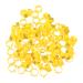 Toddmomy 200 Pcs Pigeon Anklet Chicken Drumsticks Where Items Opening Pigeon Ring Baby Cuff Chick Supplies 1.3X1.3CMx2pcs Yellowx2pcs