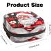 Muoooum Ladies Tie Storage Bag | Merry Christmas Menstrual Cup Pocket | Portable Feminine Products Storage for Teens | Color 9 - Buy Online on GoSupps.com