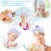 Sibba Spa Makeup Headband - Fluffy Towel Wrap for Skincare and Face Washing - Blue Head Band for Women's Beauty Routine - Buy Online on GoSupps.com