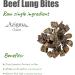 Beef Lung Bites for Pets Dogs - Buy Online on GoSupps.com