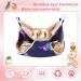 Smilcloud Double Layer Rat Hammocks - 2Pcs Hanging Pet Cage Hammock for Rats, Guinea Pigs, Ferrets, and Hamsters - Buy Online on GoSupps.com