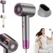 Numoya Numoya Jetspeed Hair Dryer Numoya Jetspeed Hair Dryer Numoya Jet Speed High-Speed Hair Dryer Travel Size Eliminates Frizz Avyra Blow Dryer with Diffuser for Curly Hair (Purple Gray)