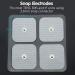 LotFancy TENS Unit Replacement Pads 40 Pcs 2x2 Snap Electrodes Pads Reusable Tens Pads for EMS Muscle Stimulator Using 3.5mm Snap Connector - Buy Online on GoSupps.com
