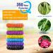 14 Pack Mosquito Bracelets for Kids & Adults - Natural Citronella, Lemongrass, and Eucalyptus - Up to 350 Hours Protection - Buy Online on GoSupps.com