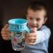 Nuby 360 Edge 2 Stage Drinking Cup | 10 Oz Space Aqua | Removable Handles & Hygienic Cover | 12M+ | 300 Ml 80809 - Buy Online on GoSupps.com