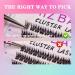 MIZ BARN Lash Clusters - 144pcs D Curl Eyelash Extensions (12-18mm) - Fluffy False Eyelashes for DIY at Home - Buy Online on GoSupps.com